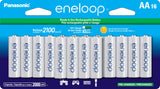 Panasonic BK-3MCCA16FA eneloop AA 2100 Cycle Ni-MH Pre-Charged Rechargeable Batteries, 16-Battery Pack