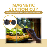 hygger Mini Wave Maker Aquarium Magnetic DC Powerhead with LED Display Controller for Saltwater Freshwater Tank GPH Circulation Pump 26 to 55 Gallon Black