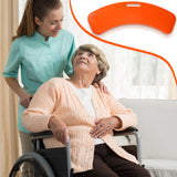 Beeveer Slide Board for Transferring, Slide Transfer Board with a Handle, Patient Slide Assist Device, Seniors from Bed to Chair, Car, Toilet, Weight Capacity 330 lb(Orange)