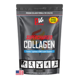 PhysiVantage Supercharged Collagen Powder with Vitamin C + BCAAs Advanced Formula for Tendon, Ligament, Joint Health + Skin Quality - Best Hydrolyzed Collagen Peptides, 16oz Bag (Unflavored)