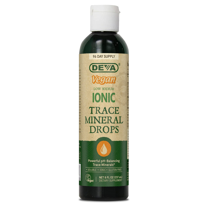 Deva Nutrition Trace Mineral Drops, Vegan, 8 oz,11001