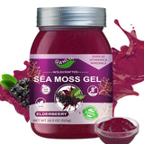 QANLOI Irish Sea Moss Gel-Sea Moss Advanced Superfood with Organic Nature Sea Moss-18.5OZ Seamoss Gel-Sea Moss Supplement (Elderberry)