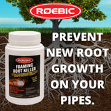 Roebic FRK-1LB Foaming Root Killer, Clears Pipes and Stops New Growth, Safe for All Plumbing, 1 Pound White & Hot Shot Liquid Roach Bait, Roach Killer, 1 Pack, 6-Count