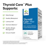 Terry Naturally Thyroid Care Plus - 60 Capsules, Pack of 2 - with Selenium, Iodine & L-Tyrosine - Non-GMO, Gluten Free, Kosher - 60 Total Servings