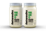 Fatworks Premium Pasture Raised Lard. The Original Non-Hydrogenated Pasture-Raised Lard crafted for Traditional, Keto, and Paleo Chefs. Artisanally Rendered, WHOLE30 APPROVED, Glass Jar, 14oz.