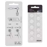 Oticon MiniFit Bass Double Vent 6mm = 0.24 inch - Small 30 Domes, Genuine OEM Denmark Replacements, Oticon Hearing Aid Domes Compatible with Oticon Bernafon Sonic Hearing Aids - 3 Pack/30 Domes Total