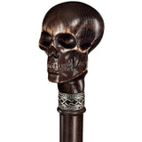 Skull Cane - Handmade - Skull Walking Stick | Vampire Gothic Walking Cane | Skull Canes for Men, Cool Steampunk Cane for Men (36 Inch)