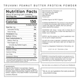 Truvani Organic Vegan Protein Powder Peanut Butter - 20g of Plant Based Protein, Powder, Pea for Women and Men, Vegan, Non GMO, Gluten Free, Dairy Free (20 Servings)