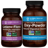 Global Healing Center Colon Cleanse Program, 6-Day Quick Cleanse with Step-by-Step Instructions - Oxygen Based and Natural Colon Cleanse Paired with Probiotic Supplement For Healthy Digestion Support