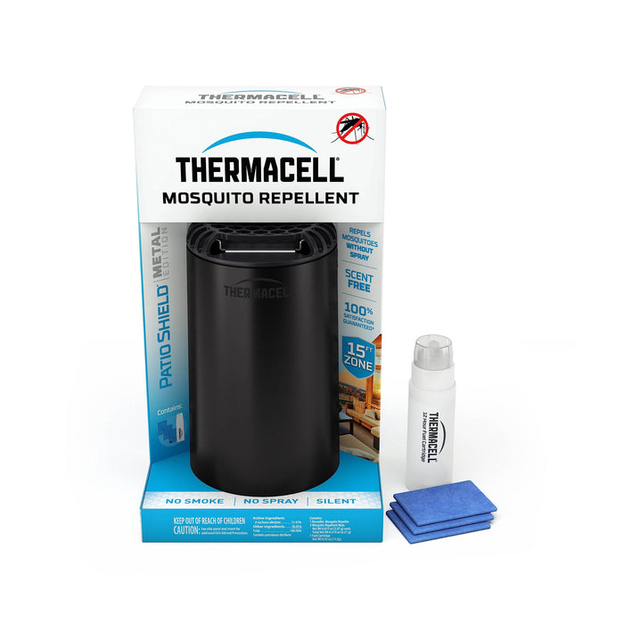 Thermacell Mosquito Repeller Patio Shield; Includes 12-Hour Refill; Highly Effective Mosquito Repellent for Patio; Bug Spray Alternative; Scent Free; No Candles or Flames