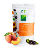 Dr. Zisman ZT Slimming - Peach and Acai Skinny Boost and Detox Tea Blend with Ashwagandha, Rooibos and Acai - 28 Day Accelerate Metabolism Naturally Hormone Balance (28 Tea Bags)