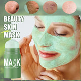NKICAW Deep Cleanse Green Tea Mask, Poreless Deep Cleanse Green Tea Face Mask, Green Tea Mask Stick Blackhead Remover, Green Tea Mask Clay Stick Face Mask (2PCS)