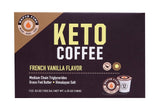 Rapid Fire Ketogenic High Performance Keto Coffee Pods, Supports Energy and Metabolism, Supports Weight Loss, Ketogenic Diet, French Vanilla, 12 Single Serve K-Cup Pod