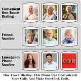 It can Edit 9 one Touch Memory Speed Dialing and Images, Elderly Image Phone, Phone for Patients with Alzheimer's Disease and Enlarged Phone for Patients with Hearing Impairment