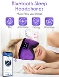 Sleep Mask with Bluetooth Headphones,LC-dolida 3D Music Bluetooth Sleeping Eye Mask Wireless Sleep Headphones for Side Sleepers,Nap,Air Travel,Meditation,Cool Tech Gadgets Unique Gift for Men Women