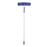 Snow Joe RJ204M 21' Twist-n-Lock Telescoping Snow Shovel Roof Rake with 6" by 25" Poly Blade, 25 inches, Blue