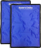 2 Pack Large Ice Packs for Injuries | 11" x 14.5" | Hot & Cold Pack | Reusable Gel Pack, Durable Construction, & Flexible When Frozen