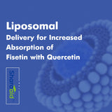 Sharoaid Liposomal Fisetin with Quercetin Supplements 1200 mg per Serving,High Absorption Polyphenols Antioxidants for Women,Men,Non-GMO,Gluten-Free,2 Bottle-120 Softgels
