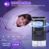 2024 Newly Bug Zapper Indoor,Fly Traps Indoor for Home,Mosquito Zapper Indoor Mosquito Killer,UV Bug Light Trap Mosquito Trap with Auto Suction to Catch Bug Mosquito Moths Gnats for Indoor Outdoor