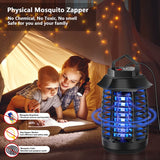 Bug Zapper, Electric Fly Swatter, Mosquito Zapper Outdoor/Indoor, 4200V 20W Waterproof Fly Zapper Mosquito Trap, Mosquito Killer for Home, Patio, Backyard, Insect Fly Zapper (Black)