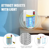 4 Pack Indoor Bug Zapper, Electric Plug in Mosquito Killer with Blue Light Attractant, Portable Pest Control for Living Room, Kitchen, Baby Room, Office (Plug in Bug Zapper)