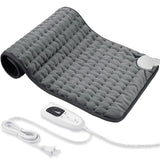 Heating Electric Pad for Back, Shoulders, Abdomen, Legs, Arms, Electric Fast Heat Pad with Heat Settings, Auto Shut Off, Dark Gray (33'' × 17'')