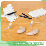 TrelaCo 120 Pcs Hearing Aid Wax Guard Filters Hearing Aid Hearing Cleaning Kit Hearing Aid Filters Cleaning Tool Accessories, 15 Pack(1mm)