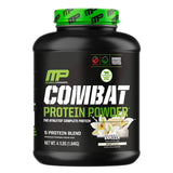 MusclePharm Combat Protein Powder, Vanilla - 4 lb - Gluten Free - 52 Servings