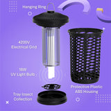 Electric Bug Zapper, Mosquito Zapper Indoor/Outdoor, 𝟦𝟮𝟬𝟬𝗩 𝟭𝟴𝐖 Waterproof Fly Zapper Mosquito Trap for Home, Patio, Backyard