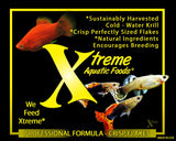 Xtreme Aquatic Fish Food - Krill Flakes - Nutritionally Balanced Professional Formula - Balanced Amino Acid Profile and No Hormones - Made in USA - High Protein Max Flavor Tropical (3.5 oz)