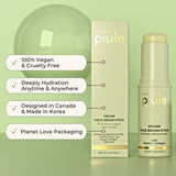 Petite Pluie Vegan Face Serum Stick (0.35 oz) with Green Tea, Collagen, and Niacinamide For Anti-Aging & Moisturizing Balm Stick, Hydrating Stick For Face Korean