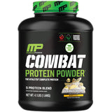 MusclePharm Combat Protein Powder, Banana Cream - 4 lb - Gluten Free - 52 Servings