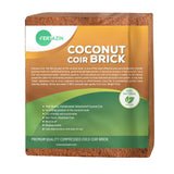 Premium Coco Coir Brick - 10 Pound / 4.5KG Coconut Coir - 100% Organic and Eco-Friendly - OMRI Listed - Natural Compressed Growing Medium - Potting Soil Substrate for Gardens, Seeds and Plants