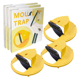 Tricess Bucket Mouse Trap Lid (3-Pack) - Flip Board Sliding Bucket Lid Mouse/Mice/Rat Trap, Auto Reset, Multi Catch Mice Trap Compatible with 5 Gallon Bucket for Indoor/Outdoor