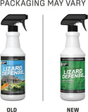 Exterminators Choice Lizard Defense Spray | 32 Ounce 2 Pack | Natural, Non-Toxic Lizard Repellent | Quick, Easy Pest Control | Safe Around Kids & Pets