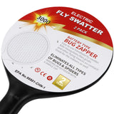 Endbug Electric Fly Swatter Racket 2 Pack, Hangable Mosquito Zapper, 3000V Handheld Bug Zapper Racket, Fly Zapper for Indoor & Outdoor