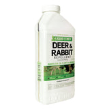 Liquid Fence Deer & Rabbit Repellent Concentrate,Keep Rabbits Out of Garden Patio &Backyard,Use on Gardens Shrubs &Trees, Harmless to Plants &Animals When Used Stored as Directed, 40fl Ounce