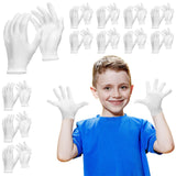 Ramede 24 Pairs Eczema Gloves for Kids Eczema Sleeves Moisturizing Gloves White Cotton Gloves Washable and Reusable Overnight Dry Hands for Kids Eczema 1-10 Years(X-Small)