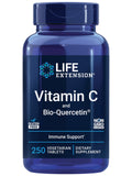 Life Extension Vitamin C & Bio-Quercetin Phytosome – Vitamin C Plus Ultra-Absorbable Quercetin for Immune Support – Gluten-Free, Non-GMO, Vegetarian – 250 Vegetarian Tablets
