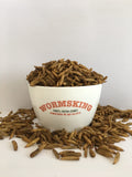 WORMSKING 5.5LB Non-GMO Dried Black Soldier Fly Larvae, More Calcium Than Dried Mealworms, High Protein Chicken Feed, Chicken Treat