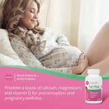 Fairhaven Health Peapod Cal-Mag Pregnancy & Lactation Supplement, Contains Calcium, Magnesium, & Vitamin D3 for Pregnancy, Baby and Female Health, Vegetarian and All-Natural for Women (1 Month Supply)