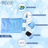 REVIX XL Knee Ice Pack Wrap Around Entire Knee After Surgery, Reusable Gel Cold Pack for Knee Pain Relief, Injuries, Swelling, Bruises, and Replacement Surgery