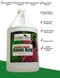 GS Plant Foods Organic Liquid Humic Acid with Fulvic - Concentrate Fertilizer for Enhanced Nutrient Uptake and Soil Conditioning - 1 Gallon