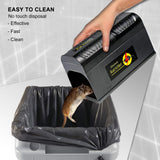 Electric Rat Trap - Humane Mouse Traps Indoor for Homes, Instantly Kill Rodent Zapper for Rats Mice