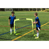 Franklin Sports Blackhawk Backyard Soccer Goal - Portable Kids Soccer Net - Pop Up Folding Indoor + Outdoor Goals - 4' x 3' - Optic Yellow