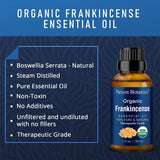 Nexon Botanics Organic Frankincense Essential Oil, 30 ml, Pure, Therapeutic Grade, USDA Certified, Aromatherapy, Skin Care, Hair Care, Non GMO, Cruelty Free