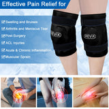 REVIX 20" XXXL Large Gel Ice Pack for Knee, Knee Ice Pack Wrap Around Entire Knee After Surgery, Pain Relief for Swelling, ACL, Knee Replacement Surgery, and Meniscus Injuries, Arthritis, 2 Packs