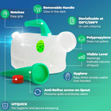 URSEC Spill Proof and Anti-Reflux Male Urinal - For Elderly, Disabled, and Other Therapeutic Uses.