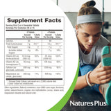 NaturesPlus Cal/Mag/VIT D3 with Vitamin K2-60 Chewable Tablets - Chocolate Flavor - Calcium, Magnesium, Vitamin D3 & K2 Bone Health Support Supplement - 30 Servings