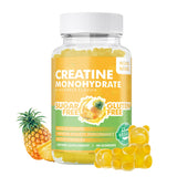 novomins Creatine Monohydrate Gummies 5000mg for Men & Women, Chewables Creatine Monohydrate for Muscle Strength, Muscle Builder, Energy Boost, Pre-Workout Supplement(90 Count)-Pineapple Flavor